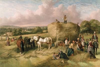 Agricultural Revolution, James Wilson, Wilson Art, Cottage Art, Industrial Revolution, Travel Design, Painting Edges, Art And Architecture, Stretched Canvas Prints