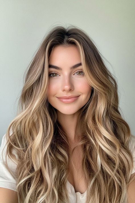 Ombre Hair Honey Blonde, Honey Caramel Hair, Highlights Honey Blonde, Blonde Highlights Hairstyles, Brunette Transformation, Honey Blonde Hair Ideas, Honey Brown Balayage, Warm Golden Blonde Hair, Warm Honey Blonde