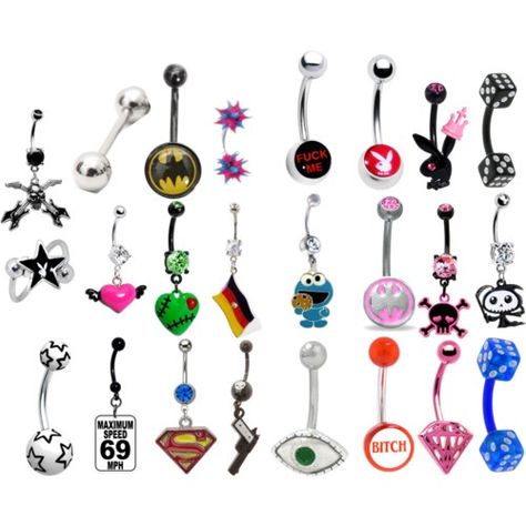 Variety of belly button rings Belly Button Rings Aesthetic, Cute Belly Rings, Belly Piercings, Bellybutton Piercings, Belly Button Piercing Jewelry, Belly Piercing Jewelry, Belly Piercing Ring, Belly Button Jewelry, Cool Piercings