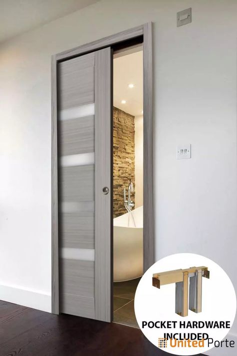 Bathroom pocket door ideas