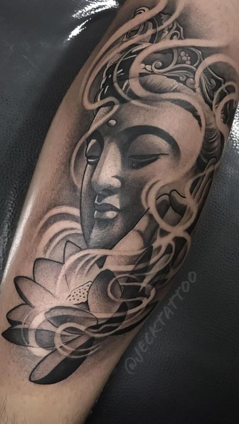 Fonts Tattoo Ideas, Men Tattoo Quotes, Tattoos Buddha, Tattoo Buddha, Cute Buddha, Buddha Tattoo Sleeve, Buda Tattoo, Buddhist Tattoo, Buddha Tattoo Design