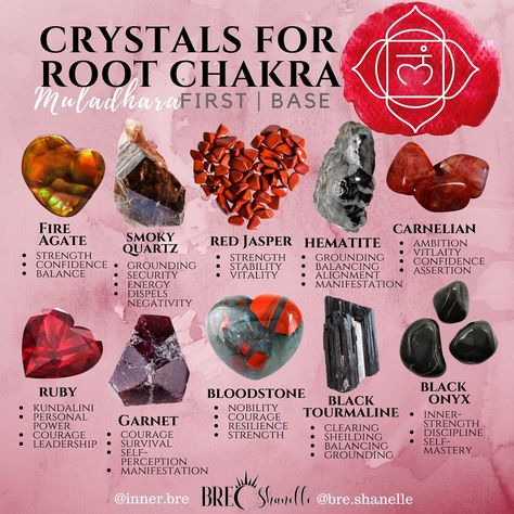 Crystals For Root Chakra, Cleaning Energy, Spiritual Cleanse, Different Types Of Meditation, The Root Chakra, Root Chakra Healing, Personal Freedom, I Love My Brother, Types Of Meditation