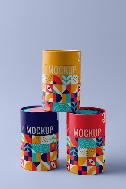 Cylinder Packaging Template, Cylinder Box Packaging, Cylinder Packaging Design, Packaging Design Mockup, Premium Packaging Design, Cylinder Packaging, Egg Packaging, Office Wall Design, Design Mockup Free