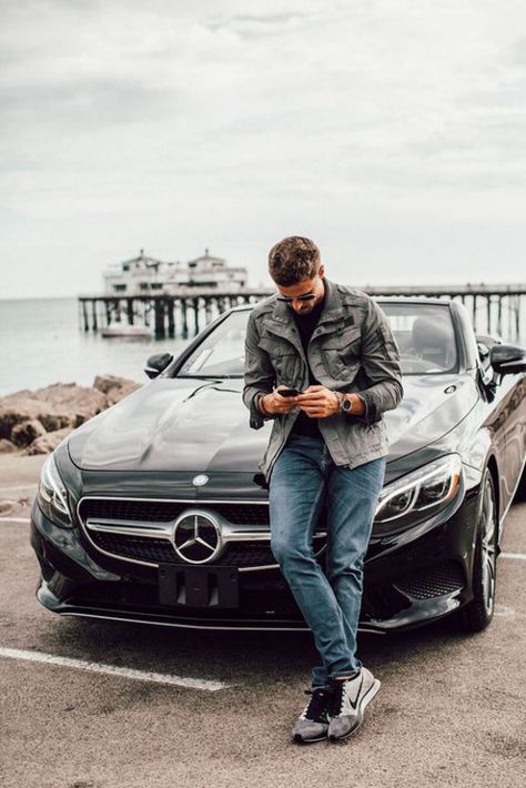 Men Cars Photography, F Men, Men's Business Outfits, Car Poses, Mens Photoshoot Poses, Instagram Men, Portrait Photography Men, Men Photoshoot, Man Photography