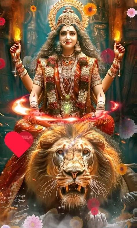 Maa Ambe Hd Wallpaper, Photo To Cartoon Photoshop, Kali Picture, Navratri Devi Images, Hindu Statues Goddesses, Maa Durga Photo, Devi Images, Durga Picture, Aadi Shakti