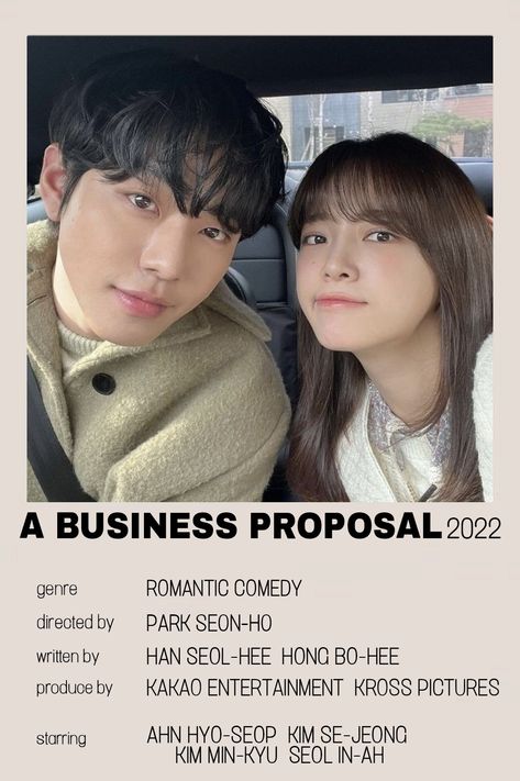 A business proposal kdrama Kdrama Comedy, Kdrama Quotes Aesthetic, Business Proposal Kdrama, Kdrama Poster, Celebrity Kdrama, Kim Minkyu, A Business Proposal, Aesthetic Business, Proposal Cover