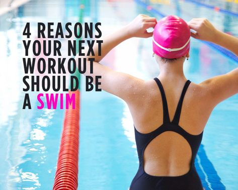 4 Reasons Your Next Workout Should Be a Swim - Photo by: Shutterstock http://www.womenshealthmag.com/fitness/swim-workout Strong Back Workout, Swimming Body, Masters Swimming, Back Workout Routine, Aqua Fitness, Pool Workout, Womens Health Magazine, Strong Back, Water Exercises