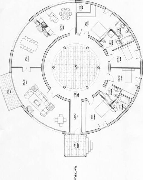 Dome Construction, Round House Plans, Circle House, Round Building, Geodesic Dome Homes, Dome Home, Beach House Plans, Plans House, Unusual Homes