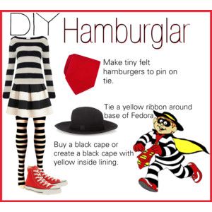 Hamburglar Costume, The Hamburglar, Fun Costumes, Diy Halloween Costume, Diy Costume, Costume Women, Halloween Costumes Makeup, Halloween Party Supplies, Cute Halloween Costumes