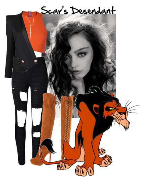 Scar Costume Female, Villans Costumes, Scar Halloween Costume, Scar Costume, Disney Character Outfits, Disney Princess Makeover, Pretty Halloween Costumes, Disney Halloween Costumes, Diy Halloween Costumes Easy