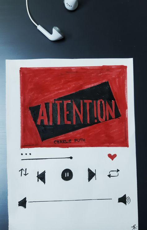 Music Album Cover Drawing, Album Covers Aesthetic Drawing, How To Draw A Spotify Song, Album Covers Ideas Drawing, Music Album Drawings, Music Album Covers Painting, Album Cover Drawings Easy, Spotify Drawing Aesthetic Easy, Charlie Puth Drawing