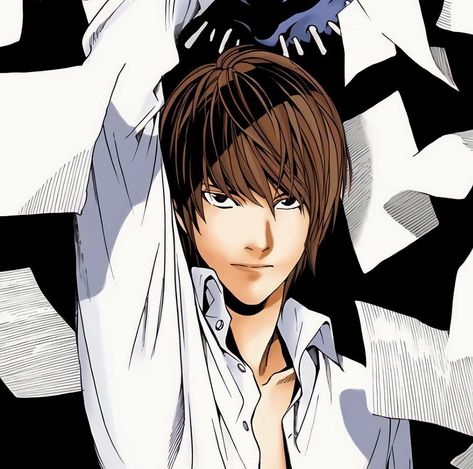 Light Yagami Pfp Manga, Deathnote Pfps, Light Yagami Matching Pfp, Light Yagami Cute, Light Yagami Fanart, Light Yagami Pfp, Light Pfp, Light Yagami Icon, Light Yagami Manga