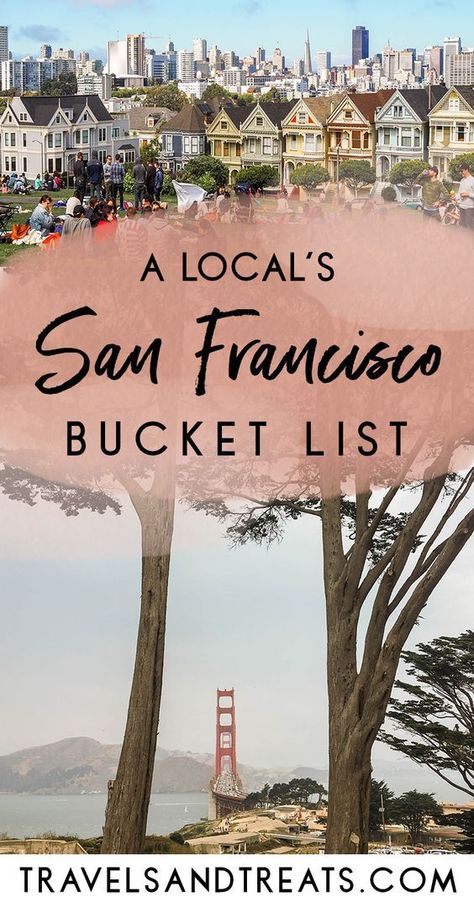 San Francisco Bucket List: Best Things to Do in San Francisco via @travelsandtreats San Francisco Quotes, San Francisco Bucket List, San Francisco Vacation, San Francisco Travel Guide, California San Francisco, To Do In San Francisco, 100 Things To Do, San Francisco Travel, Santa Monica Pier