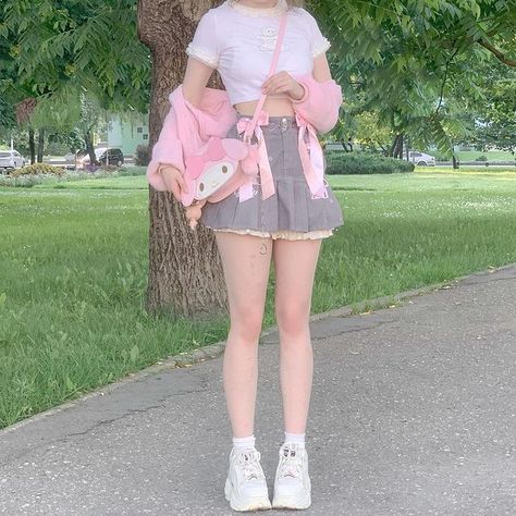 Summer Outfits Kawaii, Soft Kawaii Aesthetic Outfits, Animecore Outfit, Winter Outfits Kawaii, Aesthetic Kawaii Outfits, Kawaii Summer Outfits, Cute Pastel Outfits, Outfit Ideas Cold, Summer Fashion Dresses Casual