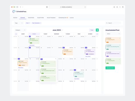 Calendar Schedule, Editorial Calendar, App Interface, Calendar Design, Ui Ux Design, Ux Design, Web App, Ui Design, Office Design