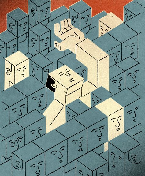 David Plunkert - Block Illustration Satirical Illustrations, Editorial Illustration, Graphic Poster, Graphic Design Illustration, Graphic Illustration, Art Style, Illustration Design, Poster Design, Cool Art