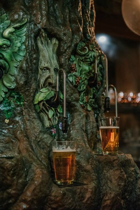 Brew Your Own Cocktail Elixirs At This Fantasy-Themed Bar In NYC - Secretnyc The Cauldron, Home Bar Design, Themed Cafes, Stone Street, Visit New York City, Visit New York, Fantasy Theme, Lower Manhattan, Cocktail Making