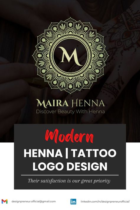 Henna | Tattoo | Mehndi | Mandala Logo Design Henna Logo Design Ideas, Mehendi Logo Design, Mehndi Logo Design, Mehndi Artist Logo, Henna Artist Logo, Henna Logo Design, Mehndi Logo, Henna Logo, Henna Business