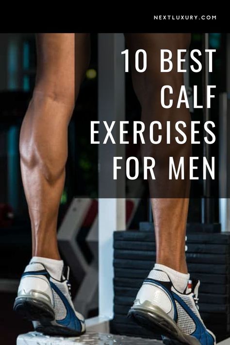 It’s easy to focus on building other groups of muscles and skip your calves. The result is usually a jacked-up upper body and twigs below the knees to carry all that massive muscle mass. Superset Leg Workout For Men, How To Grow Calf Muscles, How To Grow Your Calves, Calf Excersice, Calf Exercises Men, Calf Workout For Men, Leg Workout For Men, Best Calf Exercises, Calves Workout