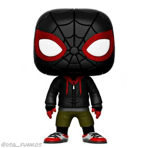 Miles Morales Funko Pop, Funko Spiderman, Armadura Ninja, Best Funko Pop, Naruto Wallpaper Iphone, Funk Pop, Custom Funko Pop, Custom Funko, Bakugou Manga