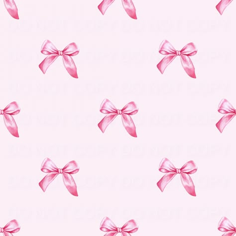 pink bows seamless file Preppy Bow Wallpaper, Bow Screensaver, Bow Wallpaper Ipad, Aesthetic Room Ideas Pink, Cute Widget Ideas, Pink Apple Watch Wallpaper, Pink Bow Wallpaper, Board Widget, Bows Aesthetic