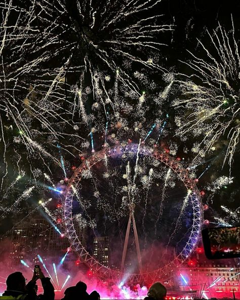 Happy New Year | London Eye | England | minji222 Lisbon New Years Eve, London New Years Eve Fireworks, London Nye Fireworks, New Year’s Eve London, New Years London, New Years In London, London New Years Eve, New Year In London, Nye London