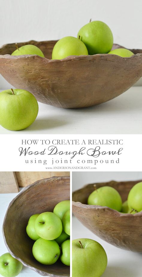 How to Create a Rustic Dough Bowl using a thrift store globe, hardware store joint compound and paint. Diy Dough Bowl, Compound Art, Diy Dough, Green Therapy, Globe Diy, Prim Crafts, Rustic Bowl, Diy Bowl, Crafts For Teens To Make