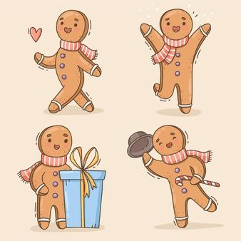 Ginger Man Cookies, Gingerbread Man Drawing, Cookie Drawing, Running Illustration, Class Door, Gingerbread Man Christmas, Man Cookies, Gingerbread Man Cookies, Man Illustration