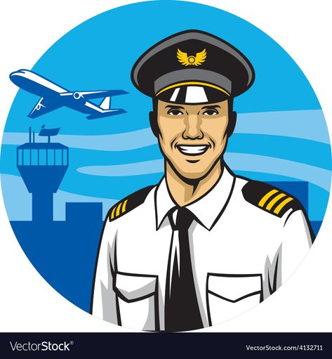 Pilot Drawing Easy, Drawing Easy Cartoon, Pilot Drawing, Pilot Uniform Men, Plane Clipart, Engineer Cartoon, Batman Comic Cover, Easy Cartoon, Pilot Uniform