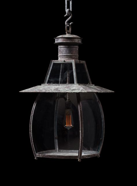 Globe Lantern, Lantern Table Lamp, Lantern Designs, Antique Lanterns, Antique Fireplace, Lantern Wall, Lantern Design, Lodge Decor, English Country House