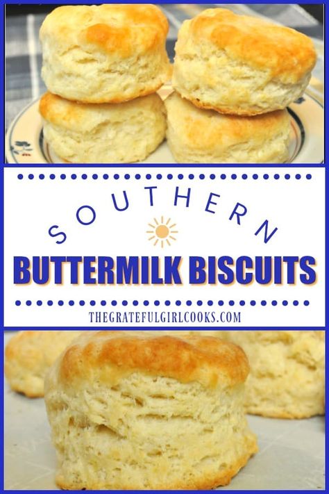 Southern Buttermilk Biscuits Biscuits Southern, Biscuits For Breakfast, Best Biscuits, Southern Buttermilk Biscuits, Homemade Biscuits Recipe, Southern Biscuits, Buttermilk Biscuits Recipe, Buttermilk Recipes, Biscuit Bread