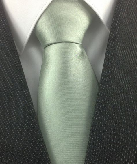 Sage Green Wedding Neckties on Etsy, $12.99 Sage Green Groomsmen, Green Groomsmen, Sage Green Wedding Tie, Green Wedding Ideas, Green Wedding Inspiration, Green Themed Wedding, Sage Wedding, Sage Green Wedding, Green Theme