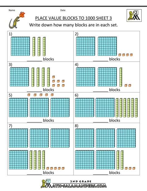 activities place value | Place Value Using Blocks to 1000 Sheet 3 Sheet 3 b/w Sheet 3 Answers Place Value Blocks, Base 10 Blocks, Place Value Worksheets, Base Ten Blocks, Math Place Value, Have Fun Teaching, 2nd Grade Math Worksheets, 1st Grade Math Worksheets, Base Ten