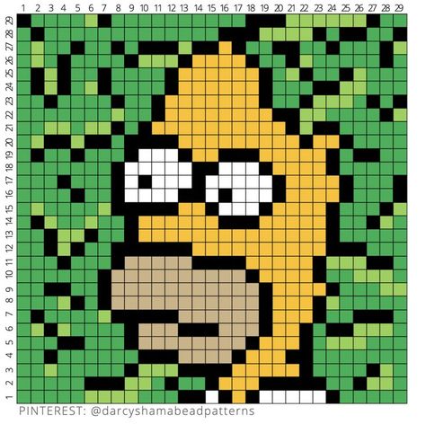 Funny Pixel Art, 32x32 Pixel Art Grid, Graph Crochet, Easy Pixel Art, Pixel Art Templates, 8bit Art, Pixel Drawing, Hama Bead, Pixel Crochet