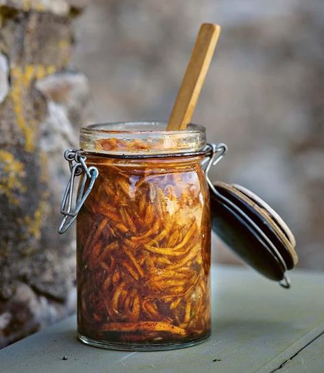 Honey-Fermented Carrot Jam Fermented Honey Recipes, Honey Fermenting, Fermented Food Recipes, Carrot Jam, River Cottage Recipes, Fermented Carrots, Sourdough Flatbread, Fermented Vegetables Recipes, Cottage Recipes