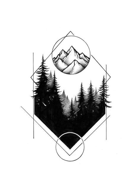 Small Nature Tattoo, Forearm Cover Up Tattoos, Cover Up Tattoos For Men, Geometric Mountain Tattoo, Tattoo Art Design, Medium Tattoos, Best Cover Up Tattoos, Adventure Tattoo, Mountain Tattoo Design