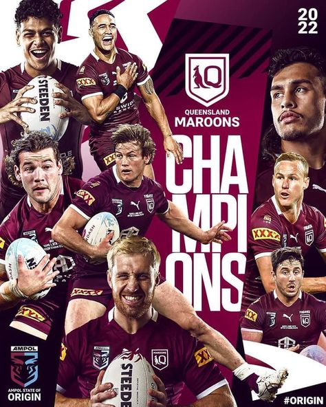 Maroons Nrl, Nrl Wallpaper, Queensland Maroons, Melbourne Storm, State Of Origin, Soccer Poster, Rugby League, Bedroom Posters, Xmas Crafts