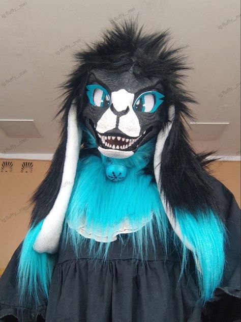 Dinosaur Mask Ideas, Raptor Mask Ideas, Fursuit Bunny, Raptor Mask Fursuit, Raptor Fursuit, Dino Mask Fursuit, Dinomask Fursuit, Dinomask Ideas, Raptor Mask