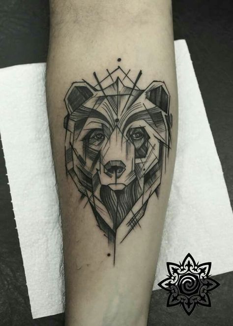 Beer Tattoos, Bear Tattoo Designs, Totem Tattoo, Spartan Tattoo, Model Tattoo, Clock Tattoo Design, Wild Tattoo, Bear Tattoos, Arm Band Tattoo