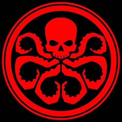 Avengers Logos Symbols, Red Skull Marvel, Hydra Marvel, Hail Hydra, Chibi Marvel, Avengers Logo, Avengers Art, Computer Nerd, Nature Art Drawings