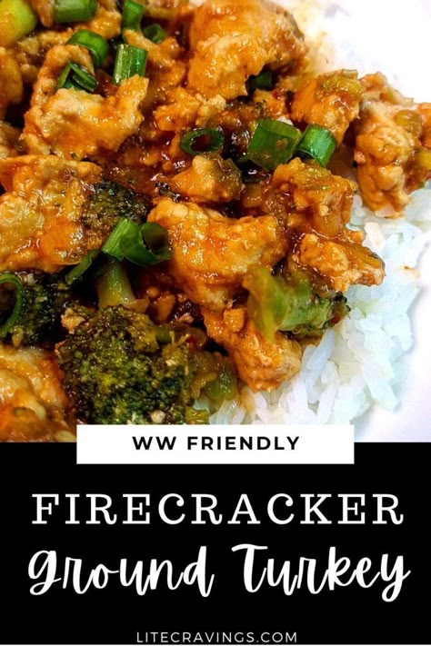 Firecracker Turkey, Recipes With Ground Turkey, Healthy Turkey Recipes, Firecracker Chicken, Ground Turkey Recipes Healthy, Healthy Turkey, Ground Turkey Recipes, Ww Recipes, Ground Turkey