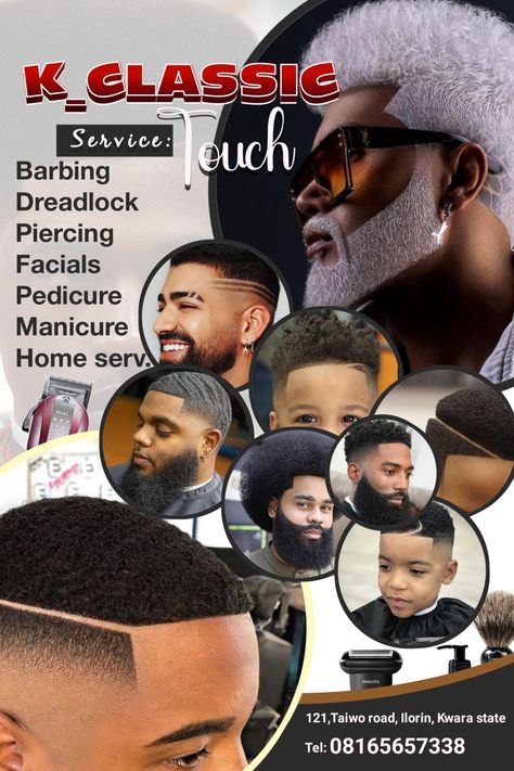 Barbing Salon Logo Design, Barbing Salon Banner Design, Barbering Salon Flyer Design, Barbing Salon Design In Nigeria, Barber Shop Banner Design, Barbering Shop Flyer Design, Barbing Salon Flyer Design, Barbing Salon Design, Barbershop Sticker