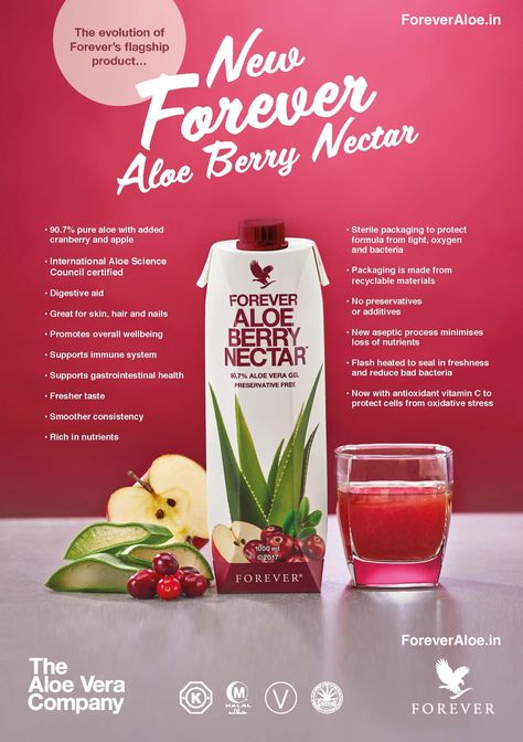 Aloe Berry Nectar, Forever Living Aloe Vera, Natural Hair Treatments, Forever Products, Forever Business, Forever Aloe, Spring Morning, Skin Glowing, Forever Living