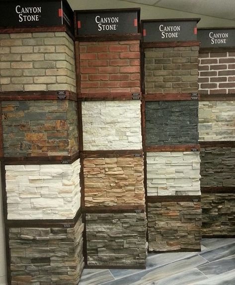 Exterior Brick Veneer, Stone Wall Interior Design, Faux Stone Siding, Exterior Wall Panels, Stone Veneer Panels, Stone Walls Interior, Manufactured Stone Veneer, Tiles Designs, Exterior Wall Tiles