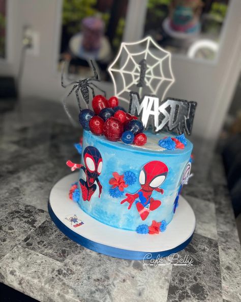 Spidey birthday cake Marvel Spidey And His Amazing Friends Cake, Spidey Birthday Party Cake, Spider Man And Amazing Friends Cake, Spidey 3rd Birthday Cake, Spider-man And His Amazing Friends Birthday Cake, Spiderman And His Amazing Friends Birthday Cake, Spidie And Friends Cake, Spider And Friends Birthday Cake, Spidy And Friends Cake Birthday Boys