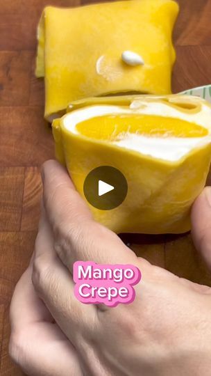 106K views · 1.5K reactions | Mango Crepe at home.                        #reelsvideoシ #reelsviralシ #reelsfypシ2024 #reelsoftheday #crepes #mango | Kusina Ni Dadi | Kusina Ni Dadi · Original audio Mango Crepe, Filipino Snacks, Homemade Crepes, Party Food, Waffles, Mango, At Home, Audio, Dessert