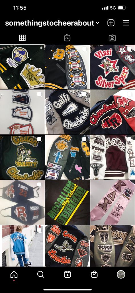 @somethingstocheerabout on Instagram #lettermanjacket #football #cheer #dance #glitter #bling #letterman #glitter #sports #track #band Bedazzled Letterman Jacket, Homecoming Jeans Ideas, Homecoming Jeans, Letterman Jacket Ideas, Jacket Design Ideas, Letterman Jacket Patches, Dance Jackets, Bling Jacket, Jacket Diy