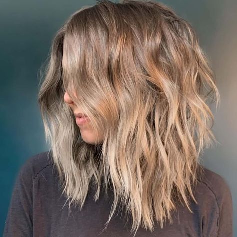 Choppy Long Hairstyles, Long Shaggy Bob, Long Choppy Bobs, Messy Bob Haircut, Short Choppy Haircuts, Choppy Haircuts, Messy Bob Hairstyles, Choppy Bob Haircuts, Textured Bob