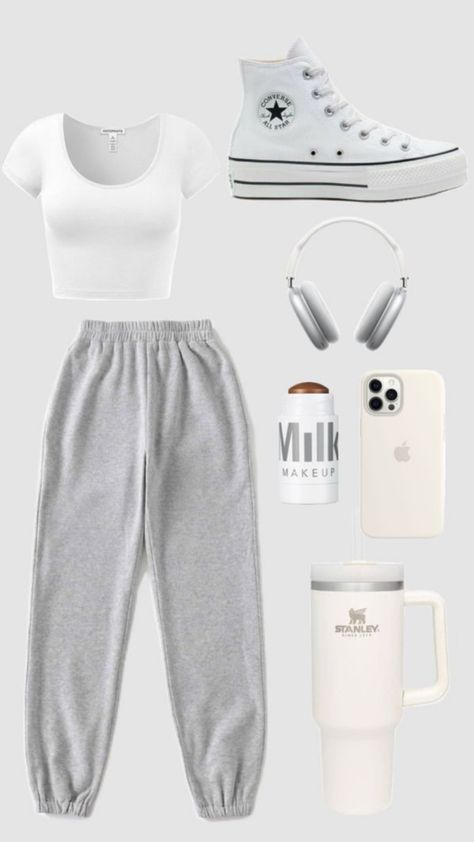 Girly Products, Simple Outfits For School, Look Legging, Outfit Simple, Teen Outfits, Casual Preppy Outfits, Trendy Outfits For Teens, Cute Lazy Day Outfits, Cute Lazy Outfits