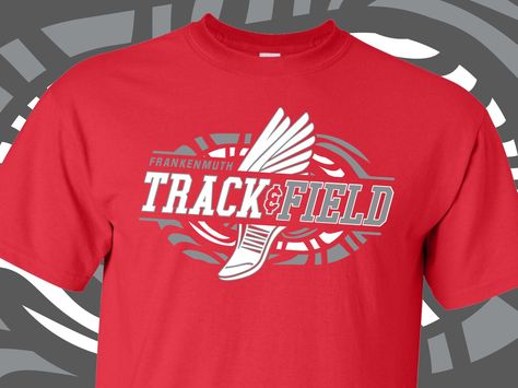 Cross Country T Shirt Designs, Track And Field Shirts, Tshirt Creative, Track Shirts, Track Uniforms, Track Workouts, Sport Ideas, Track Shirt, Sports Vinyl